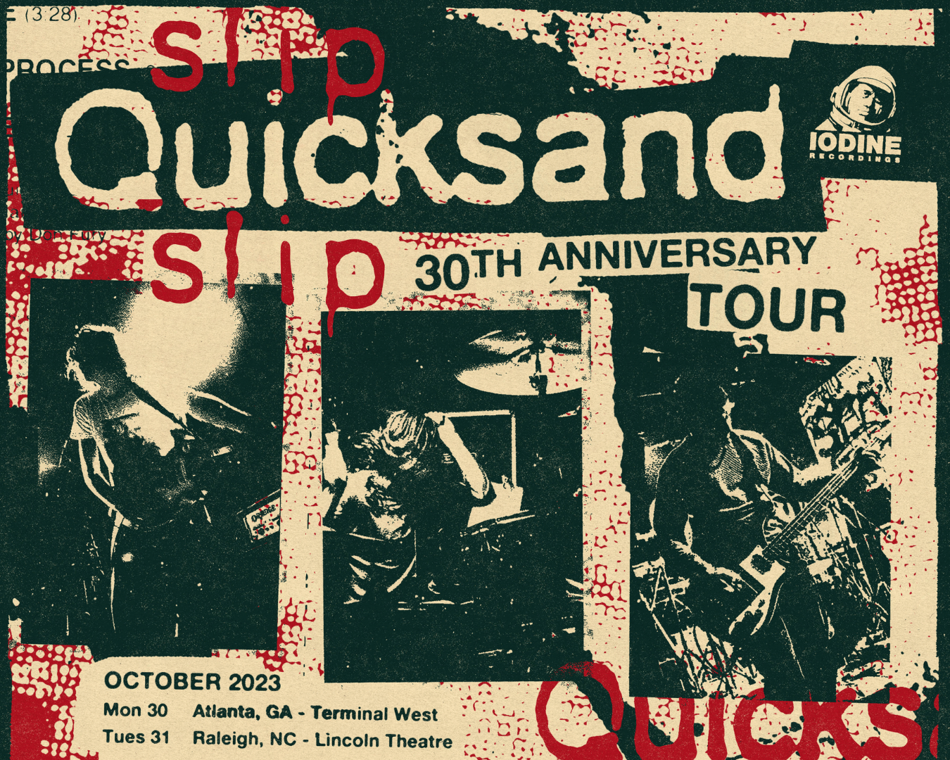 Quicksand 'Slip' 30th Anniversary Tour – Iodine Recordings