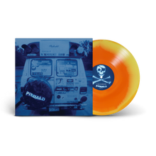 Load image into Gallery viewer, Record cover for reissue version of "If It Weren't For Venetian Blinds" by Piebald on Iodine Recordings. Variant is orange and yellow.