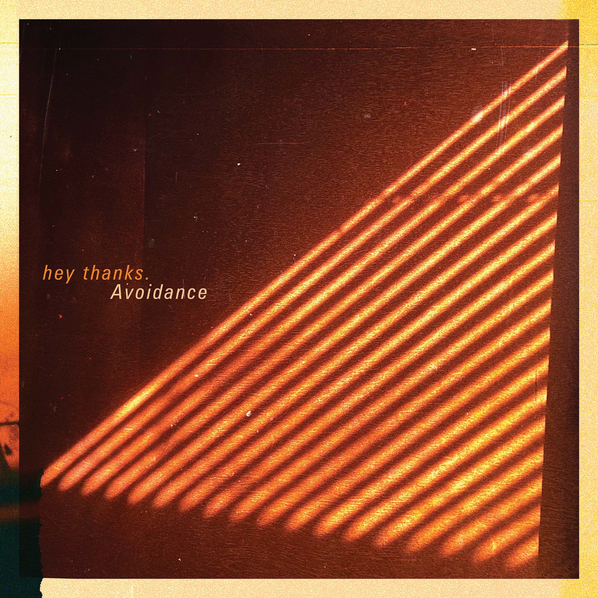 hey thanks. 'Avoidance'