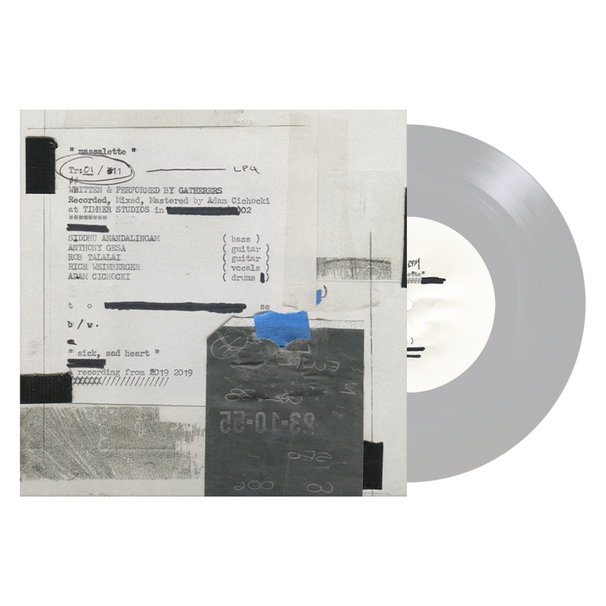 Gatherers 'Massalette/Sad Sick Heart' – alternate view