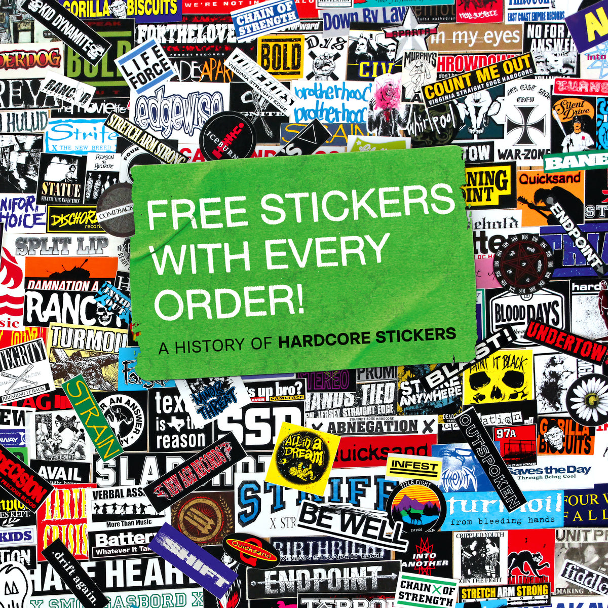 Free Stickers with Every Order: A History of Hardcore Stickers