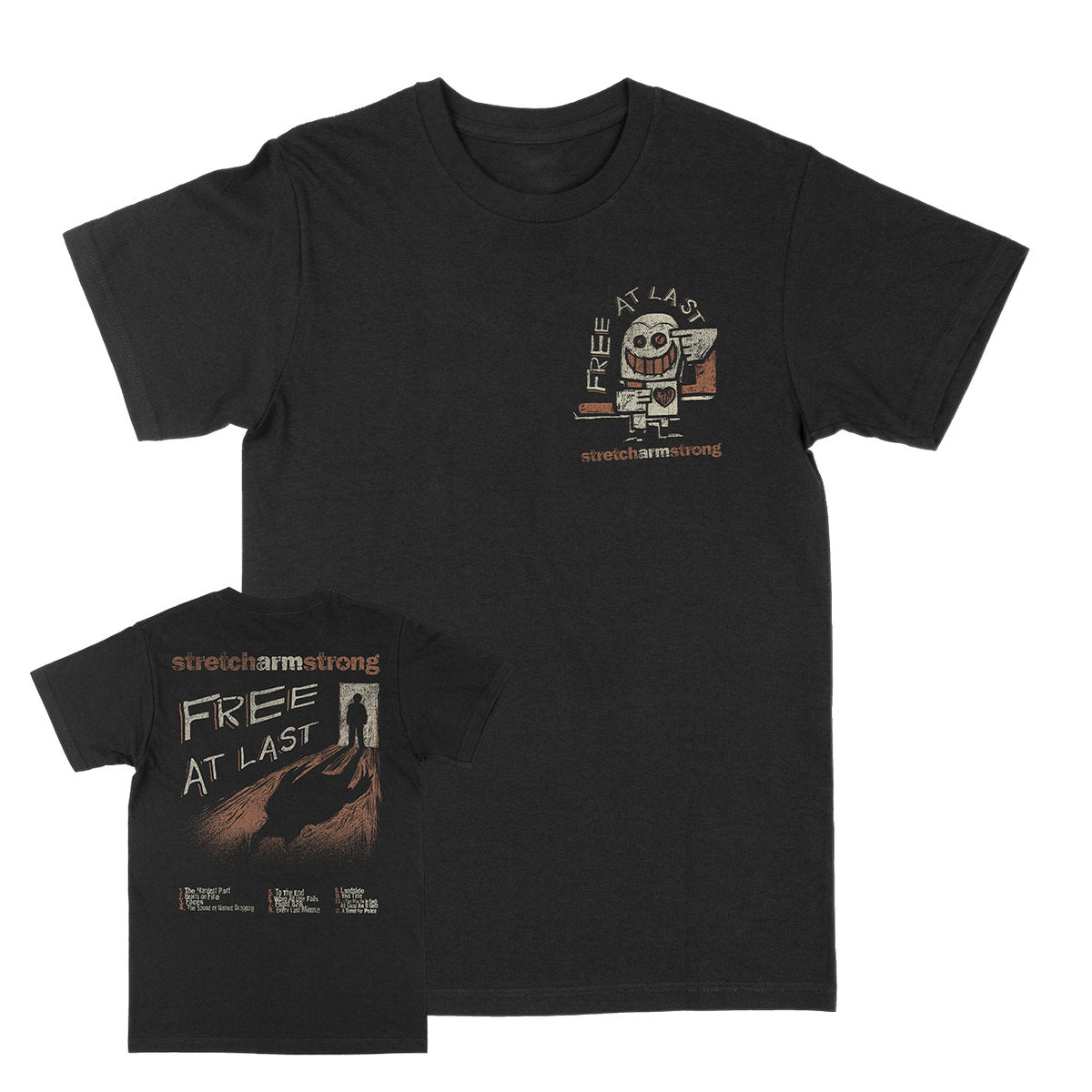 Stretch Arm Strong Free At Last Tee