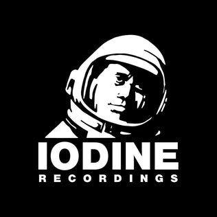 Iodine Logo Enamel Pin – alternate view