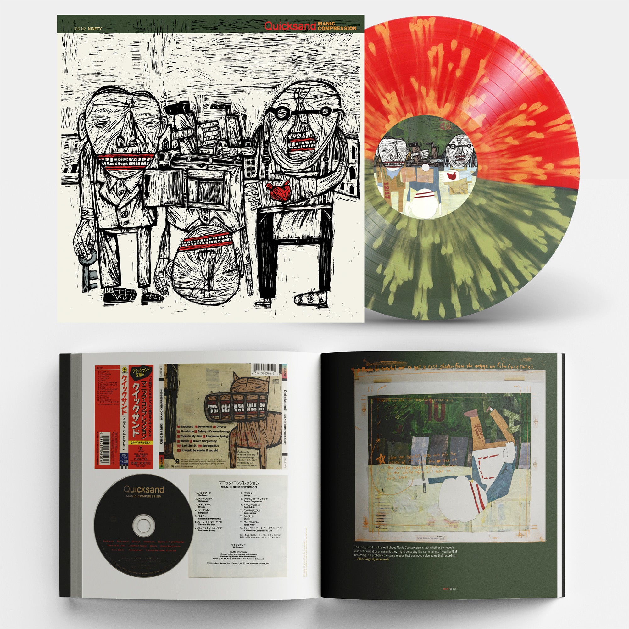 Quicksand 'Manic Compression' Deluxe Book – Iodine Recordings