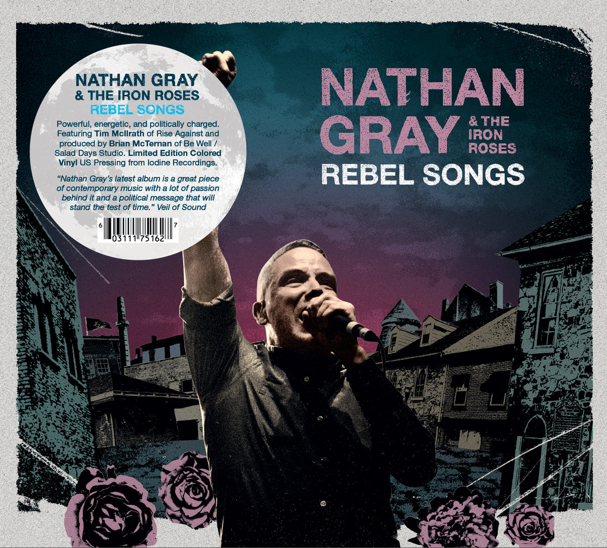Nathan Gray & The Iron Roses 'Rebel Songs' – alternate view